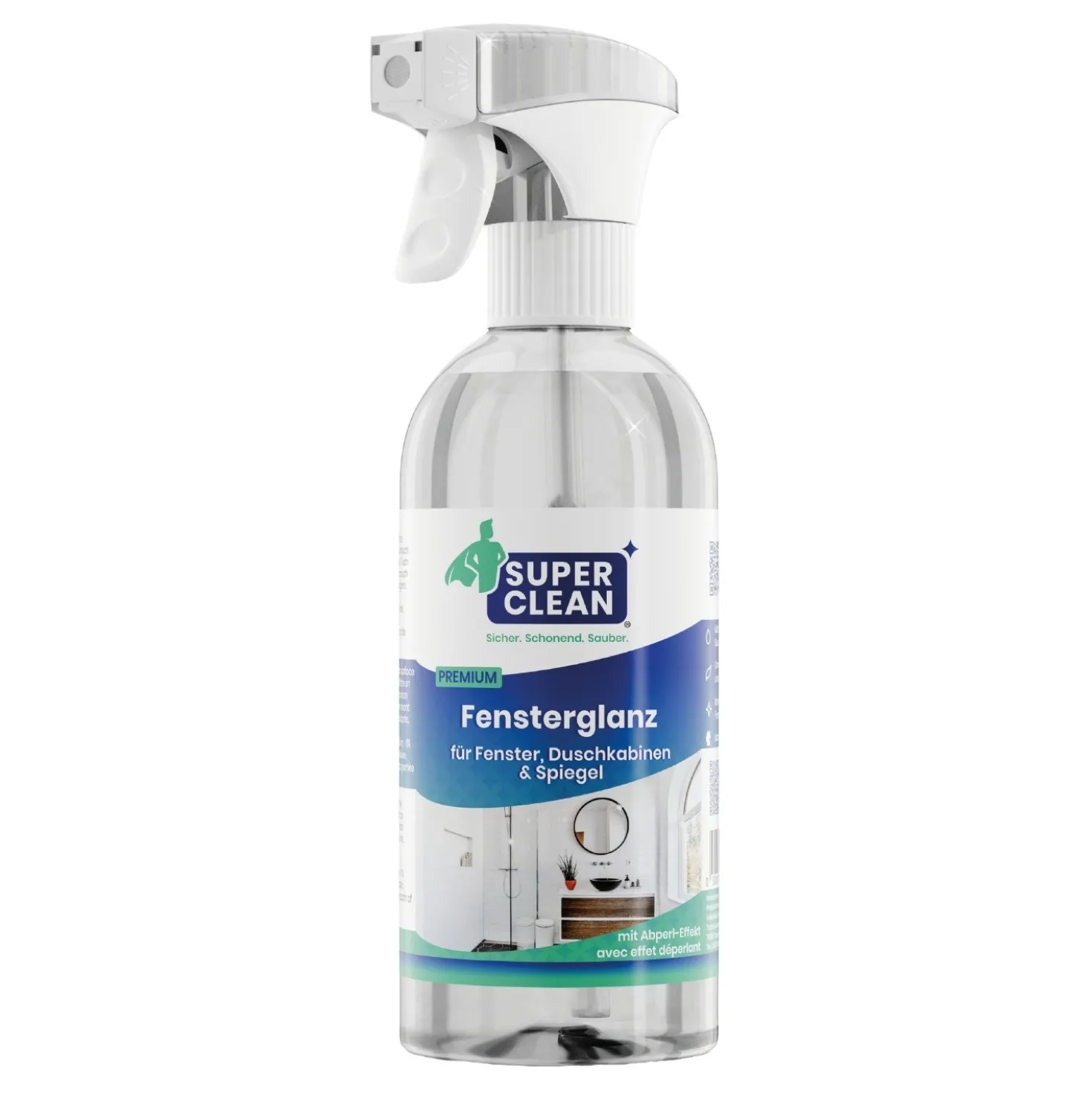 Fensterreiniger "Fensterglanz" 2-in-1 SuperClean