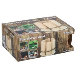 Feueranzünder Holz 6er-Set FSC®