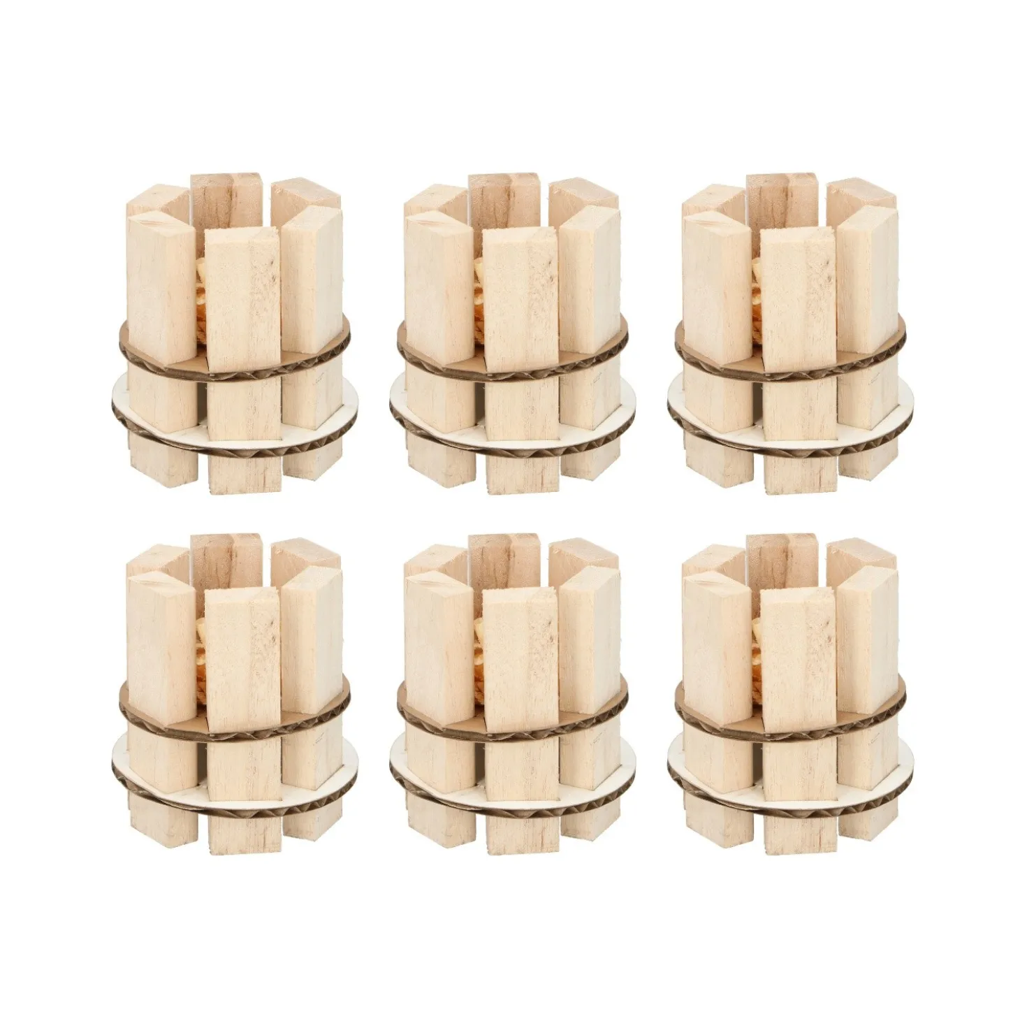 Feueranzünder Holz 6er-Set FSC®