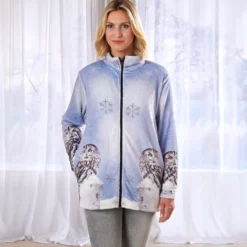Fleece-Jacke "Schneeeule"