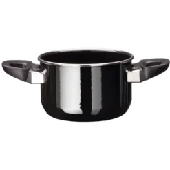 Fleischtopf 16cm Modesto Line black SILIT