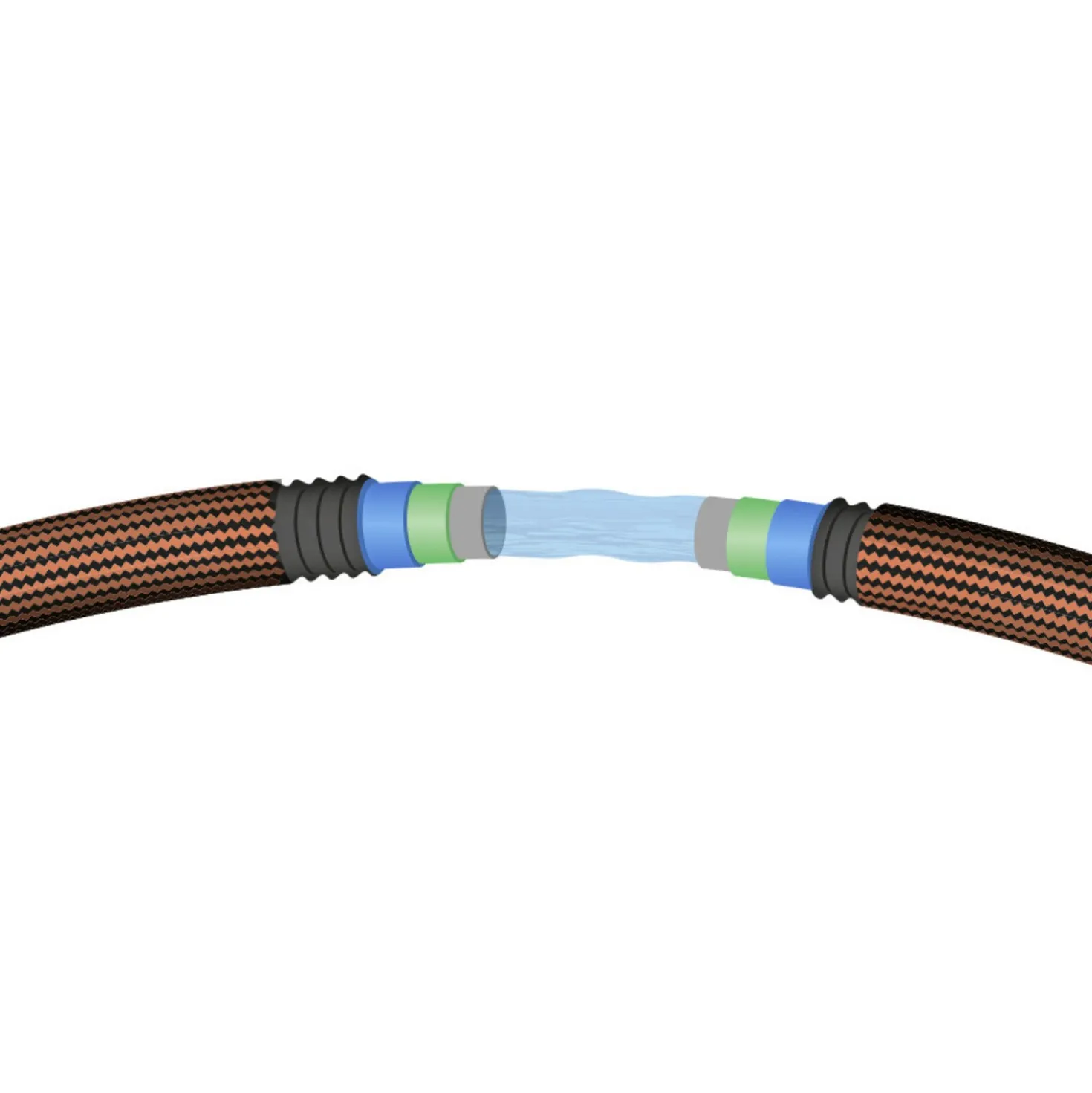 Flexibler Gartenschlauch "AquaXHose" 15m