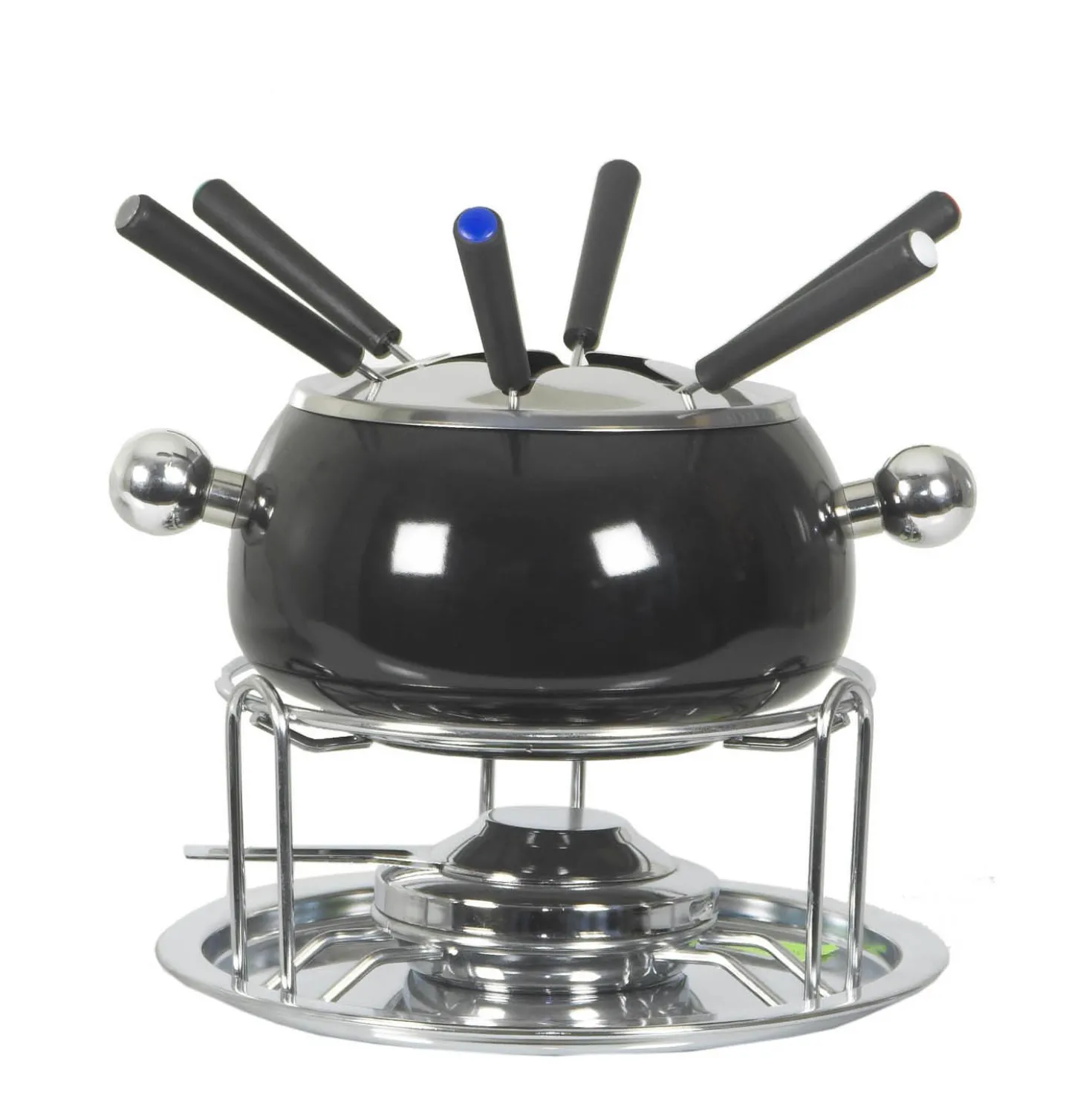 Fondue-Set „Noir“ 9-teilig NOUVEL