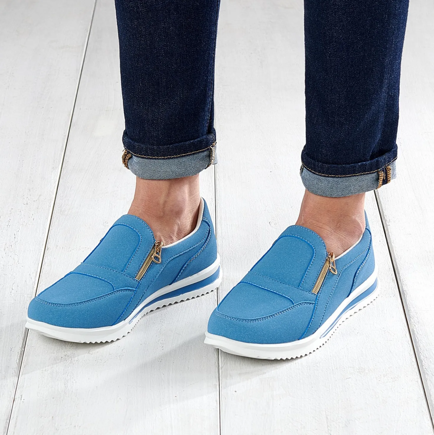 Freizeitschuh "Elke Frühling" jeansblau