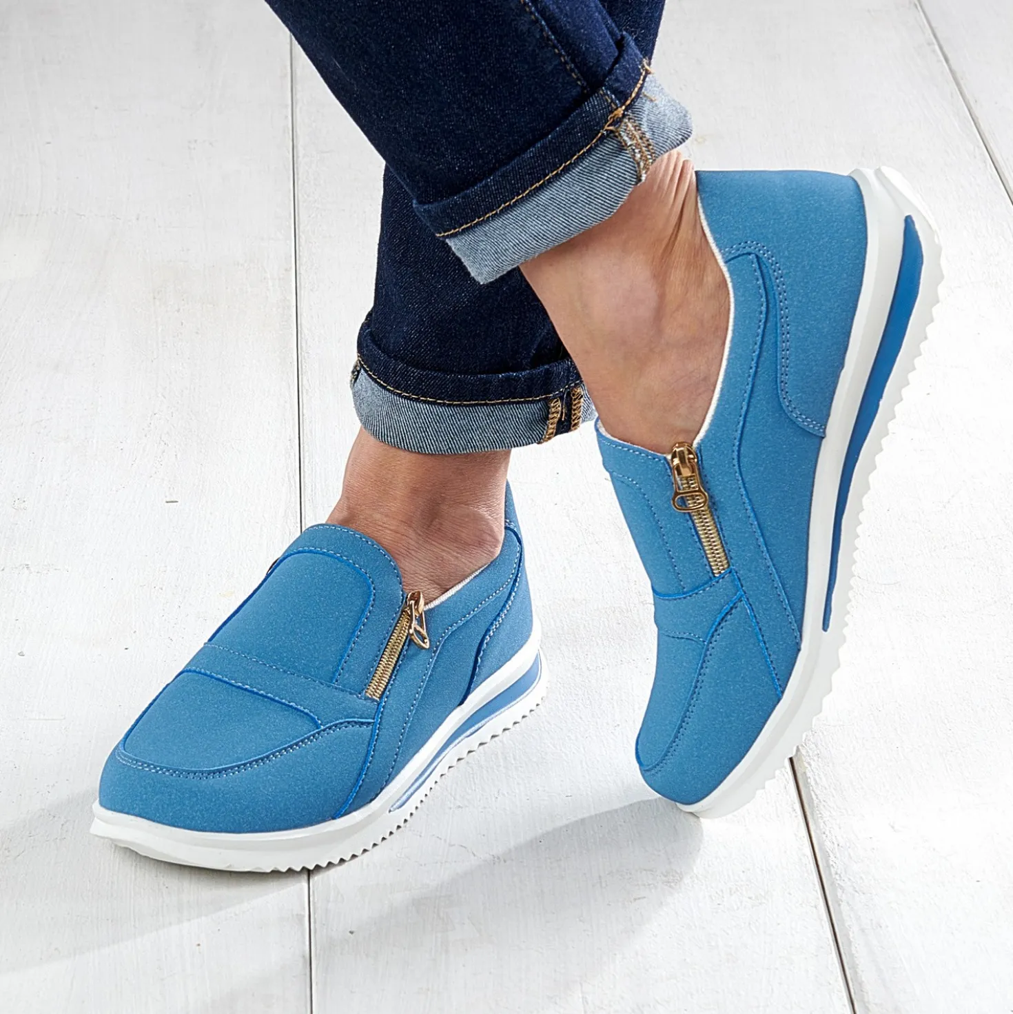 Freizeitschuh "Elke Frühling" jeansblau
