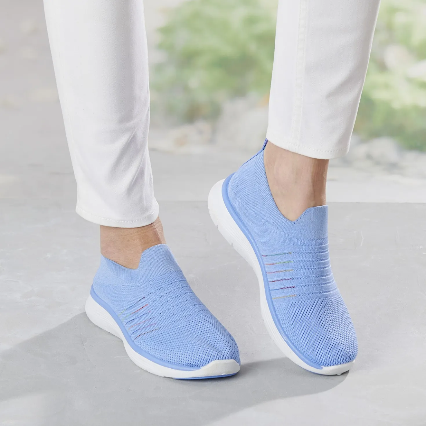 Freizeitschuh "Lia" hellblau