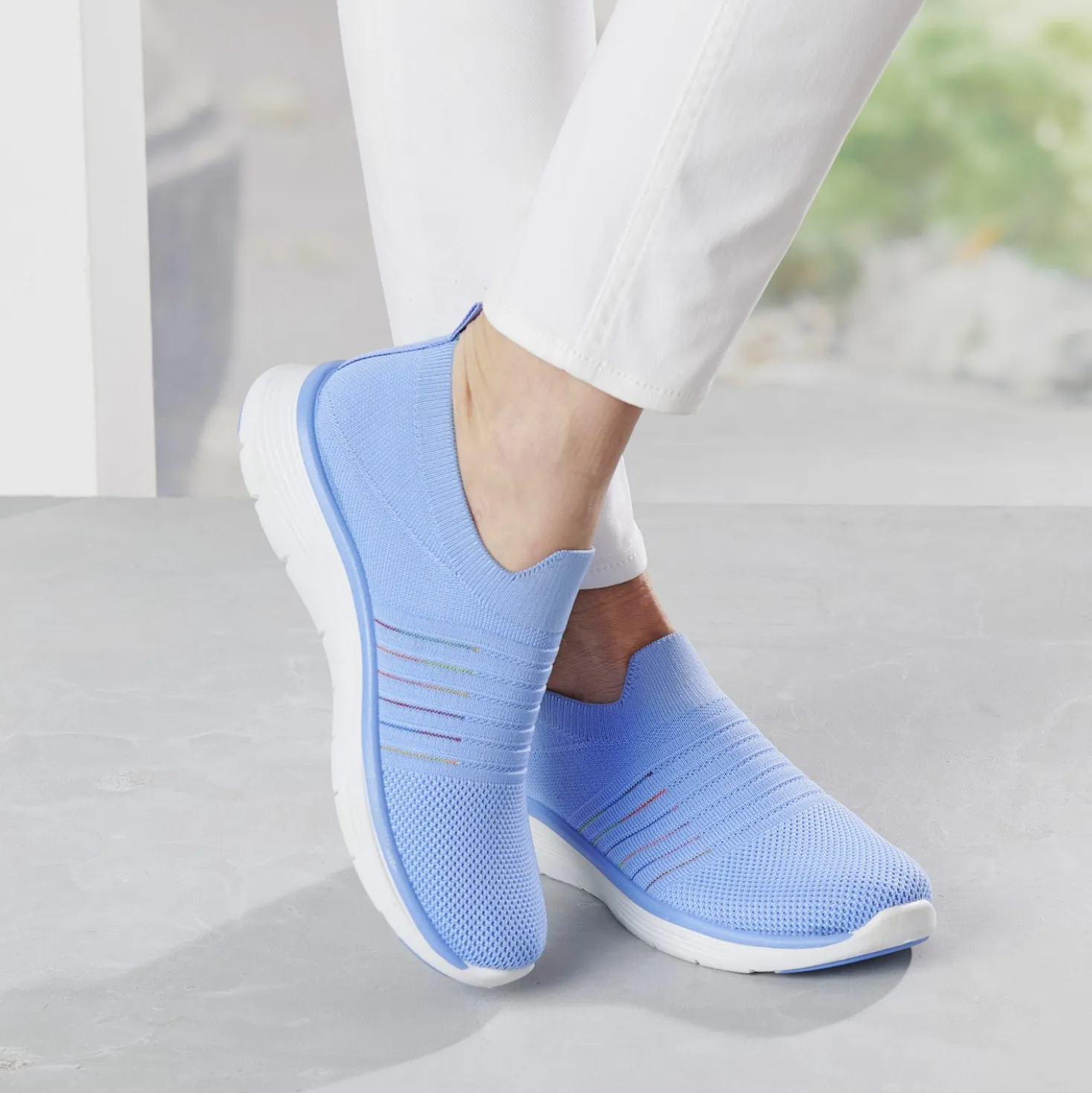 Freizeitschuh "Lia" hellblau