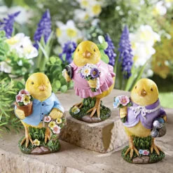 Frühlingsdeko Küken 3er-Set