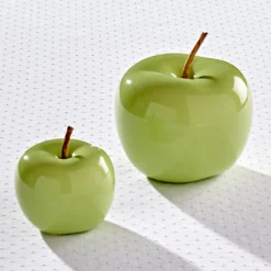 Frühlingsdeko Äpfel aus Keramik Eldo 2er-Set