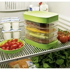 Frischhaltebox mit Buffet, grün
