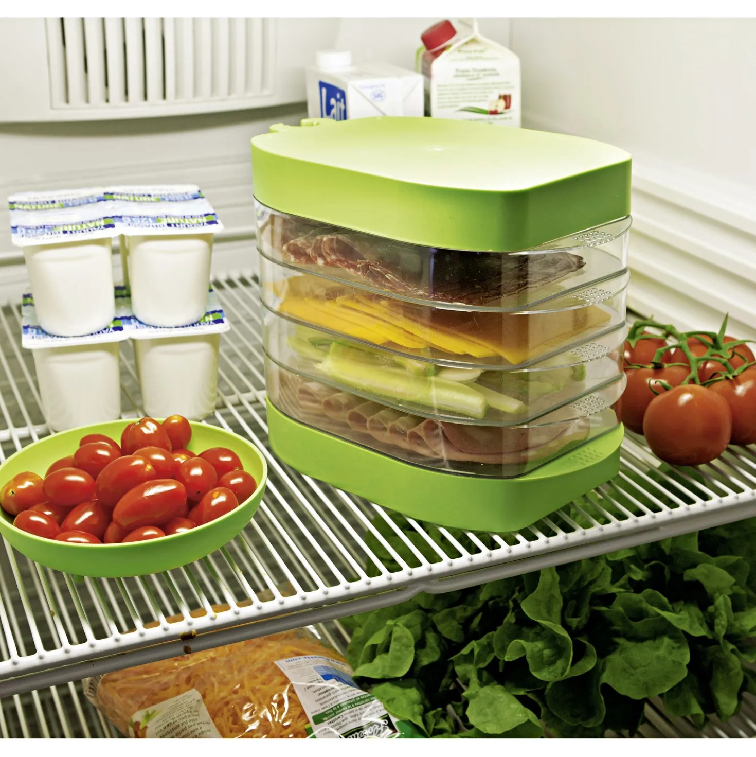 Frischhaltebox mit Buffet, grün