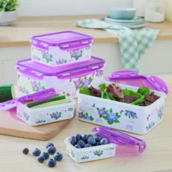 Frischhaltedosen "Hortensien" 5er-Set