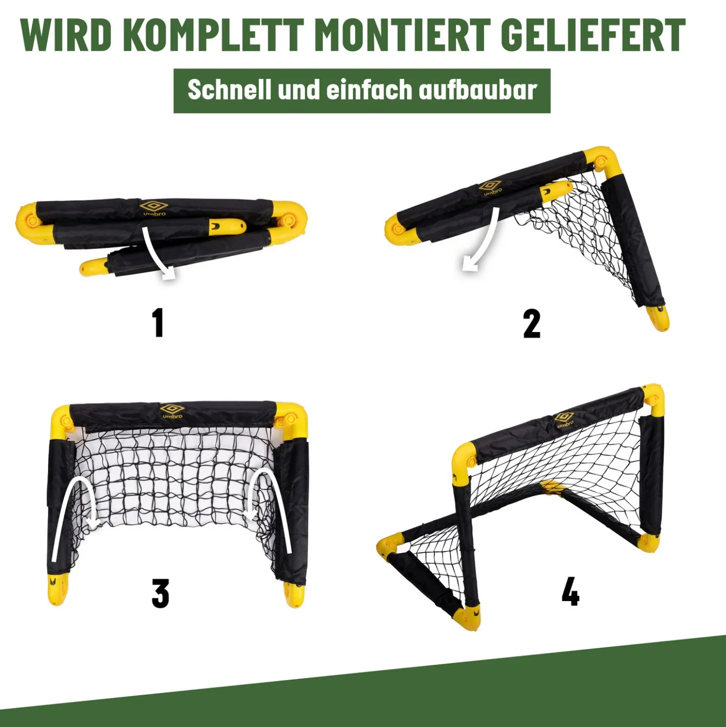 Fußballtor 2er-Set, 55 cm