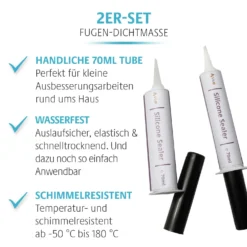 Fugen-Dichtmasse 2er-Set