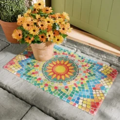 Fußmatte Mosaik-Sonne