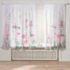 Gardine "Blumenwiese" 140 x 140 cm Eldo