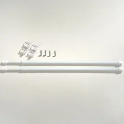 Gardinenbefestigung 2 Stangen + 4 Haken Größe S Clarsen