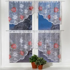 Gardinen-Set "Amaryllis", 2-tlg.