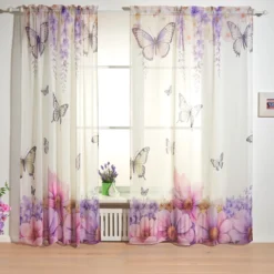 Gardine "Schmetterlinge" 140x230cm Eldo