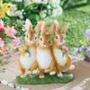 Gartendeko Hasen-Trio Gainsborough