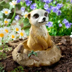 Gartenfigur Erdmännchen im Maulwurfloch Gainsborough