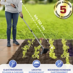Gartenpflug mit Teleskopstiel MAXIMEX