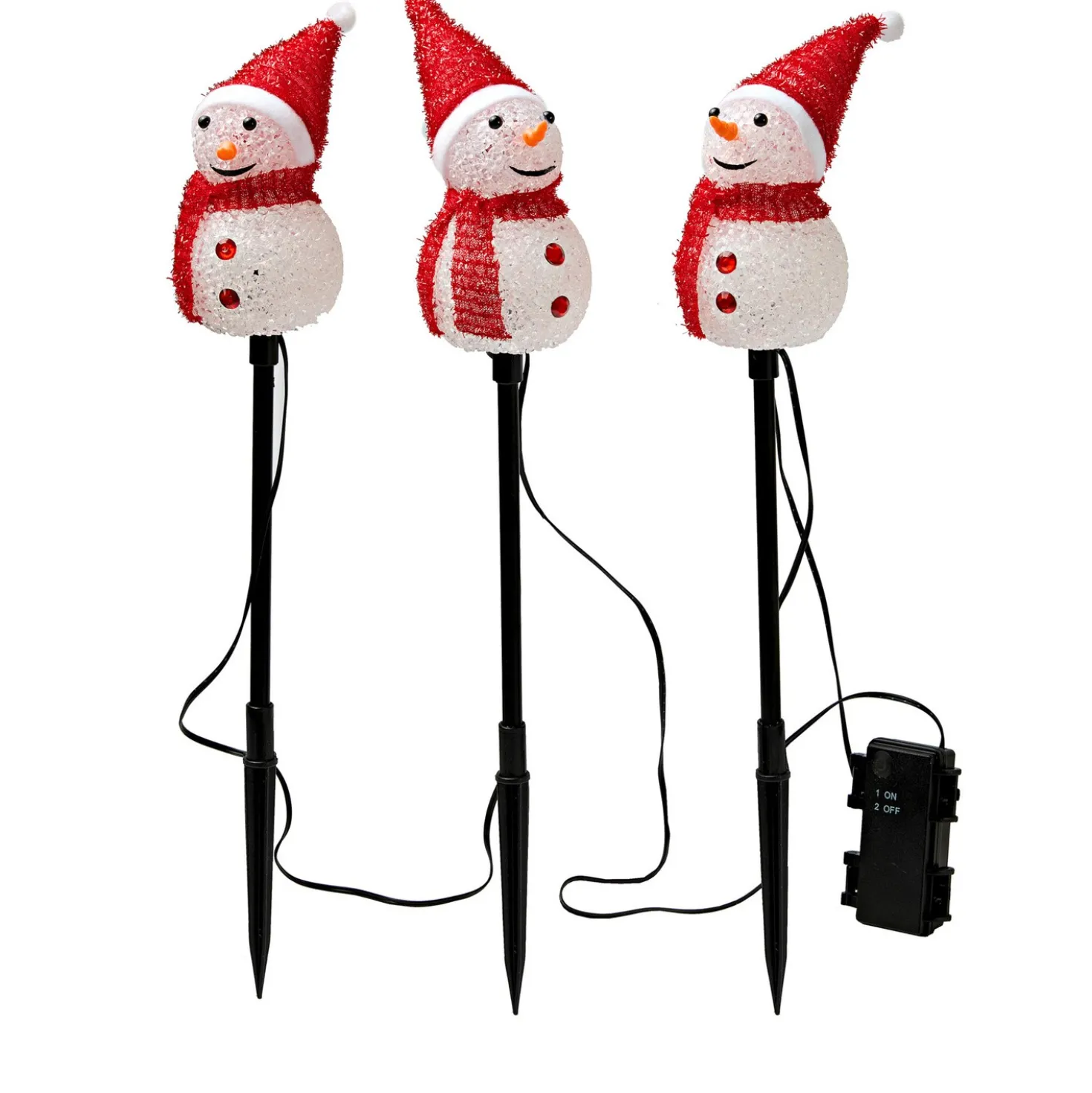Gartenstecker "Schneemann-Trio" 3-tlg. Gainsborough