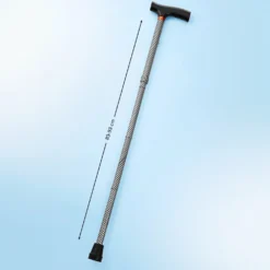 Gehstock faltbar H 83-93 cm schwarz-weiß