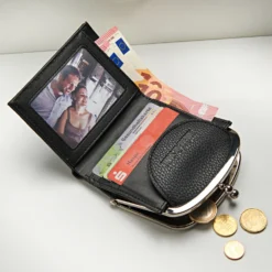 Geldbörse schwarz Amélie di Santi