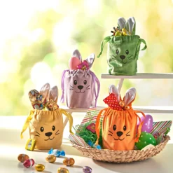 Geschenkbeutel "Hase" 4er-Set Eldo