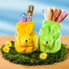 Geschenkbeutel "Hase" in gelb oder grün