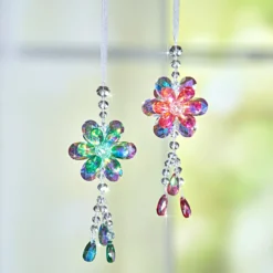 Glashänger "Blüte" grün Eldo