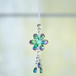 Glashänger "Blüte" grün Eldo