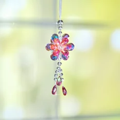 Glashänger "Blüte" rosa Eldo