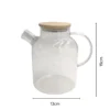 Glaskaraffe 1,8 L mit Holzdeckel Eldo