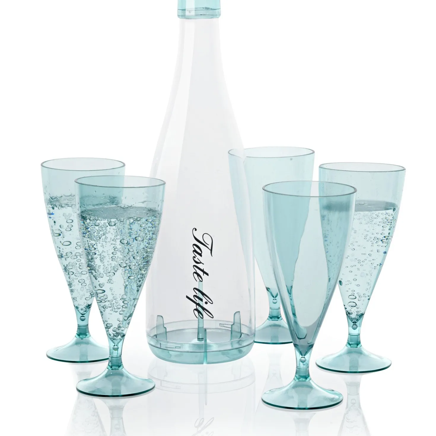 Gläserset in Flasche 6-tlg.