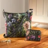 Gobelin-Handtasche + RFID-Geldbörse