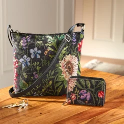 Gobelin-Handtasche + RFID-Geldbörse