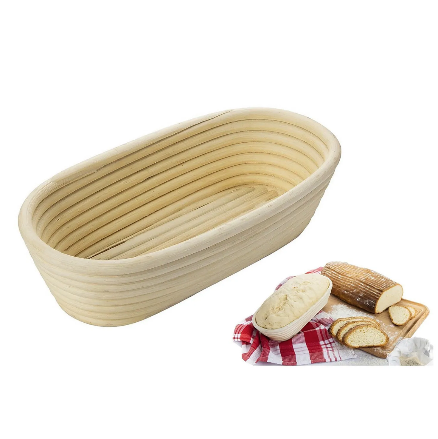 Gärkörbchen eckig 27,5 cm WESTMARK