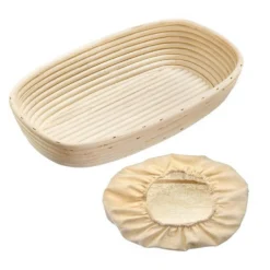 Gärkörbchen oval 33,5 cm mit Bezug WESTMARK