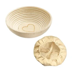 Gärkörbchen rund Ø 24,5 cm mit Herzmotiv WESTMARK