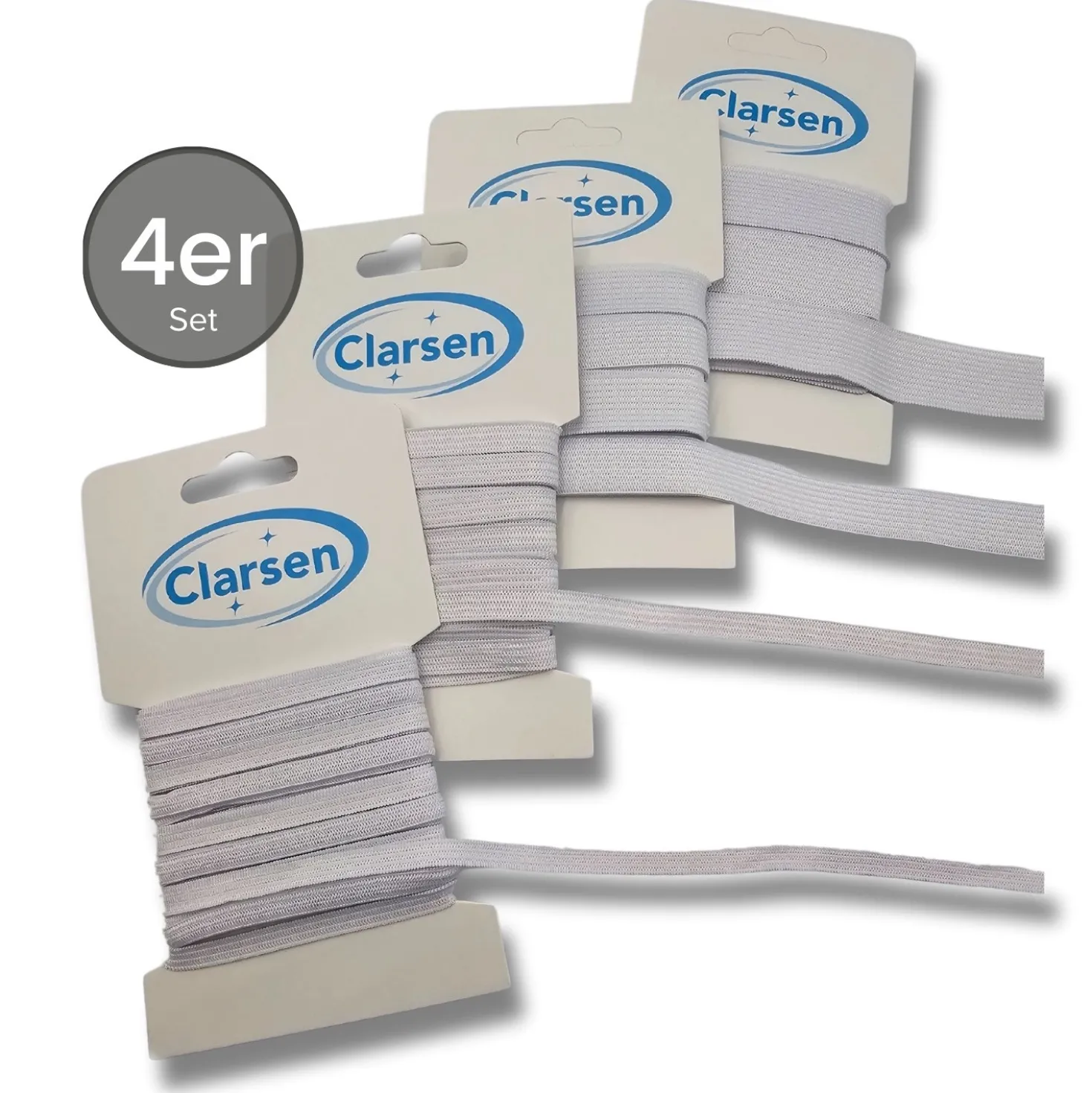 Gummiband Clarsen, 4er-Set