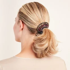Haarspangen-Kreisel mit Strass-Steinen 2er-Set