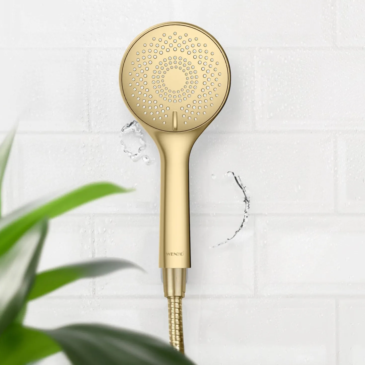 Handbrause „Watersaving“ Gold matt WENKO