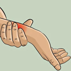 Hand-Massagegerät mit Wärme und Luftkompression, kabellos