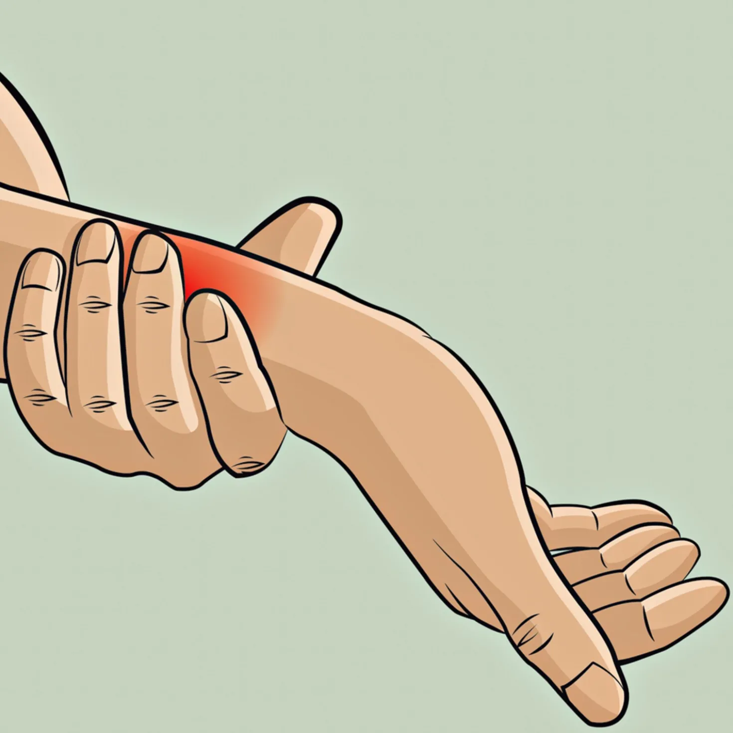 Hand-Massagegerät mit Wärme und Luftkompression, kabellos