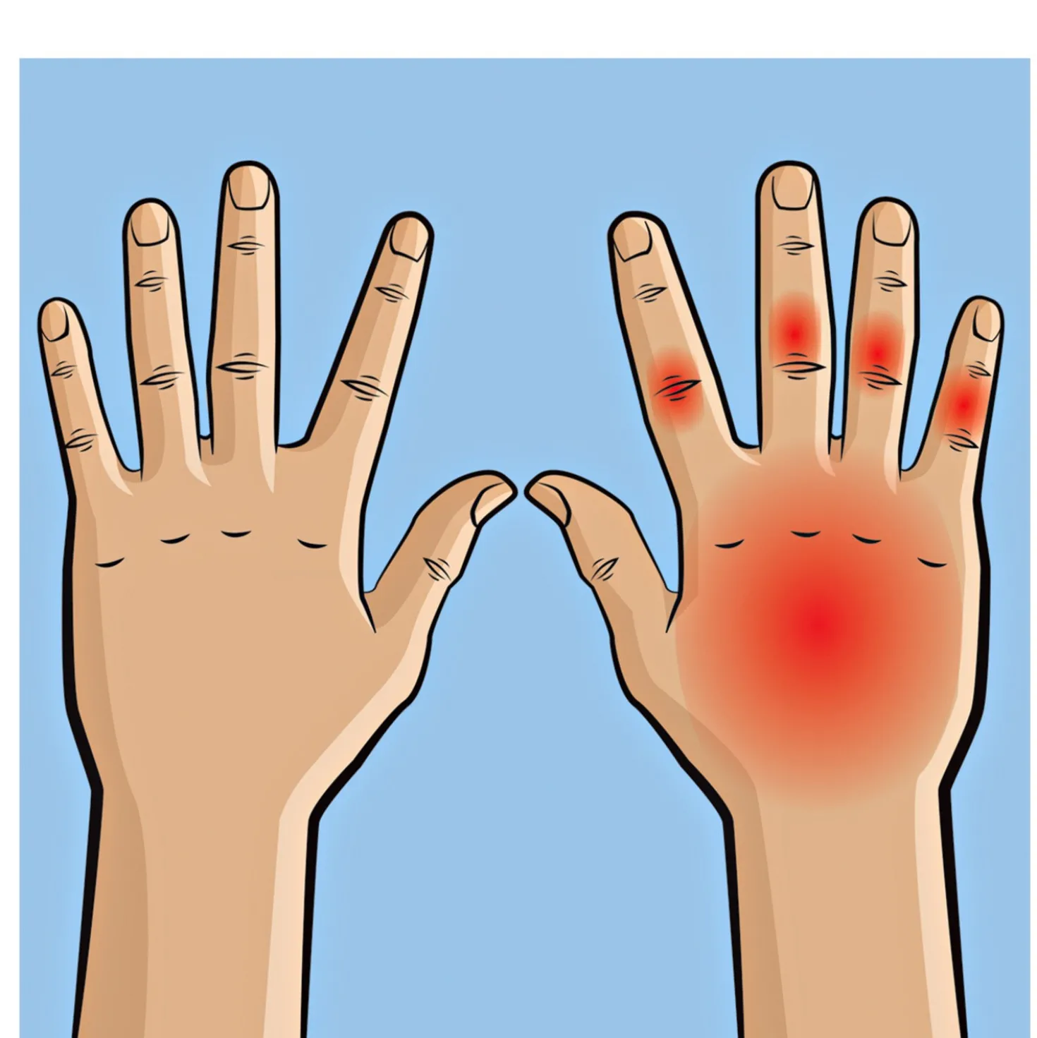 Hand-Massagegerät mit Wärme und Luftkompression, kabellos