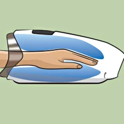 Hand-Massagegerät mit Wärme und Luftkompression, kabellos