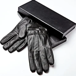 Handschuhe Lammleder, schwarz