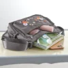 Handtasche "Blumenranke" fuchsia